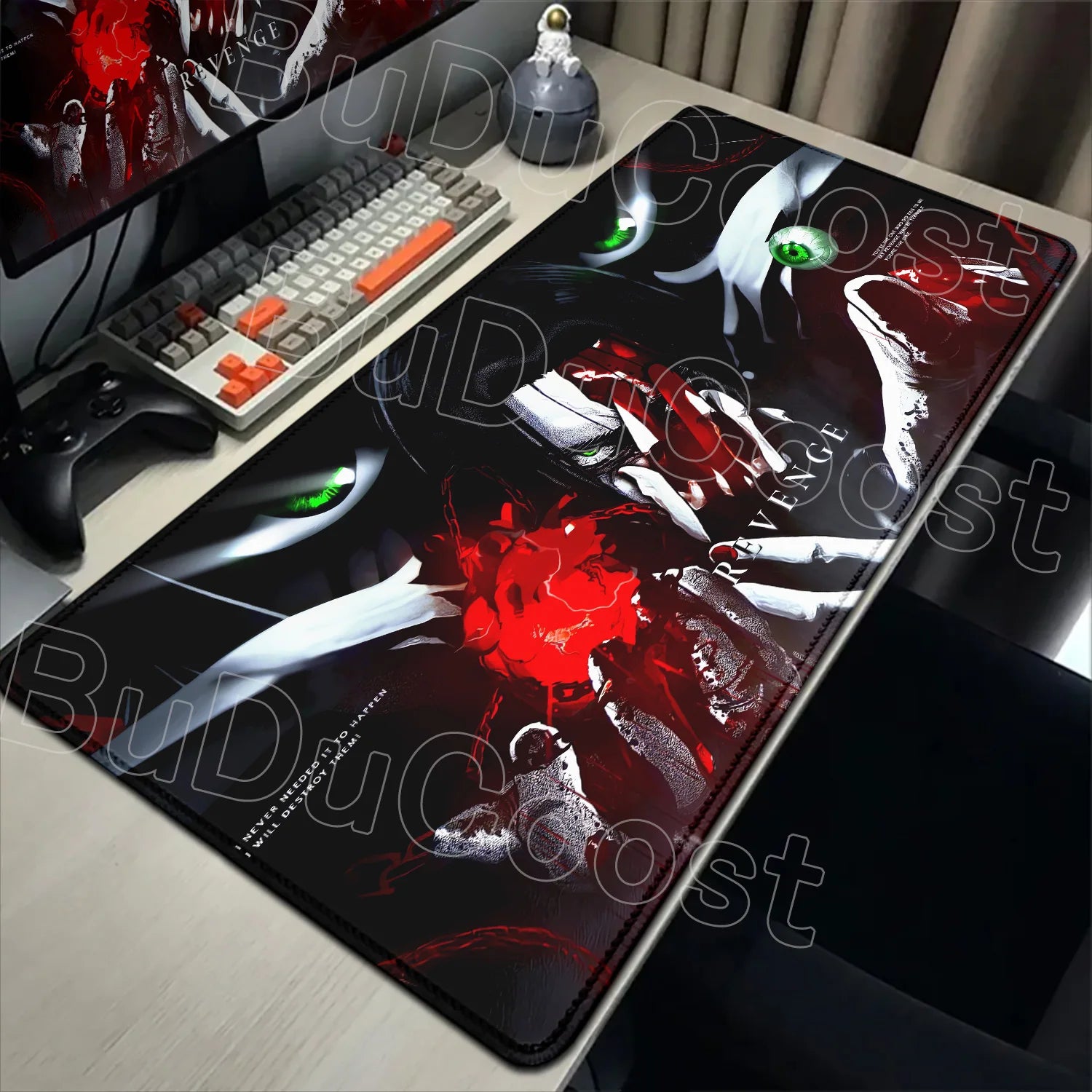 New Mousepad Anime Attack on Titan Mouse Pad Gaming Accessories PC Keyboard Large Rubber Non-slip Desk Mat Computer Table Carpet