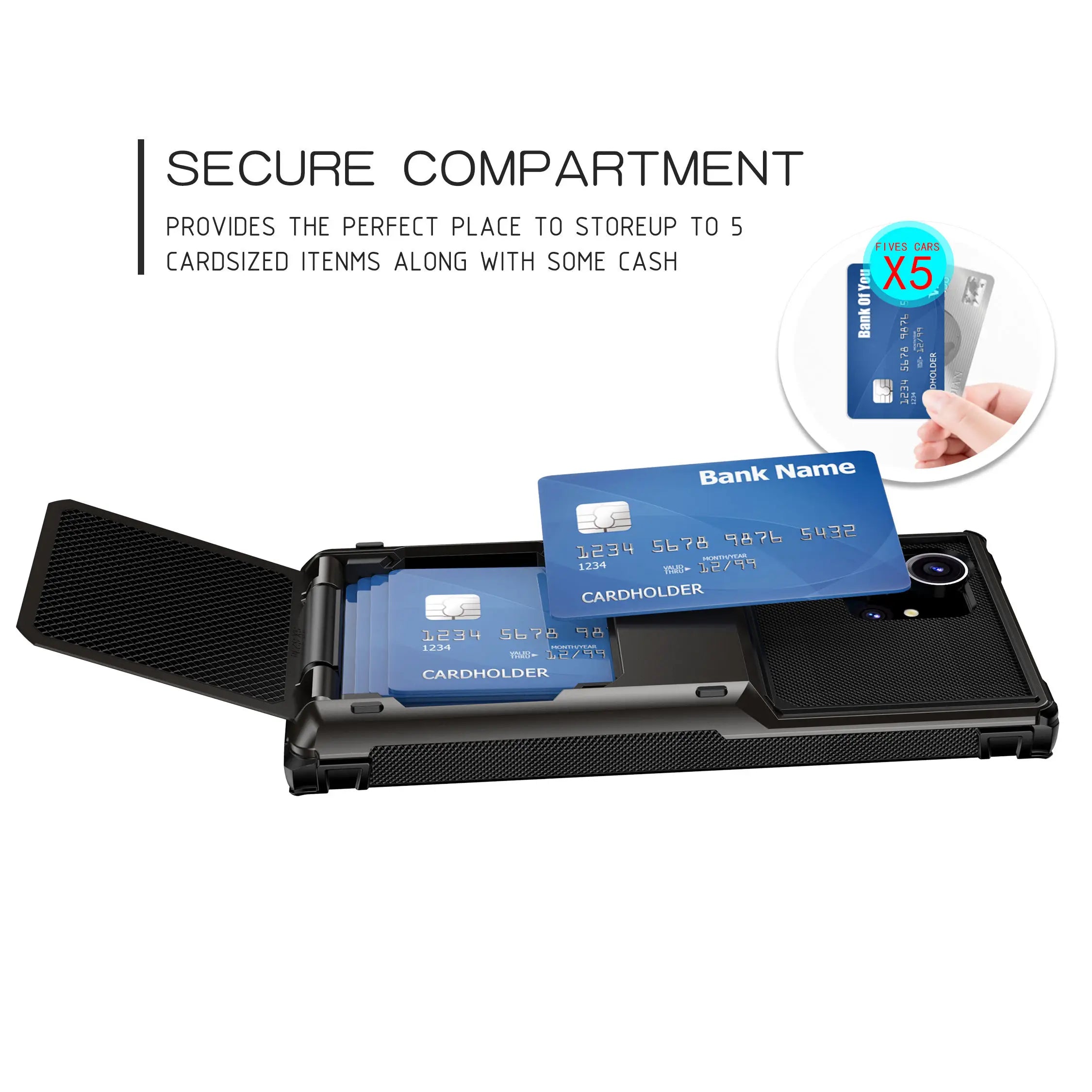 For Samsung Galaxy S25 S24 Ultra S25 S24 Plus S24 FE Wallet Case with Card Holder, Dual Layer Heavy Duty Shockproof Phone Cover