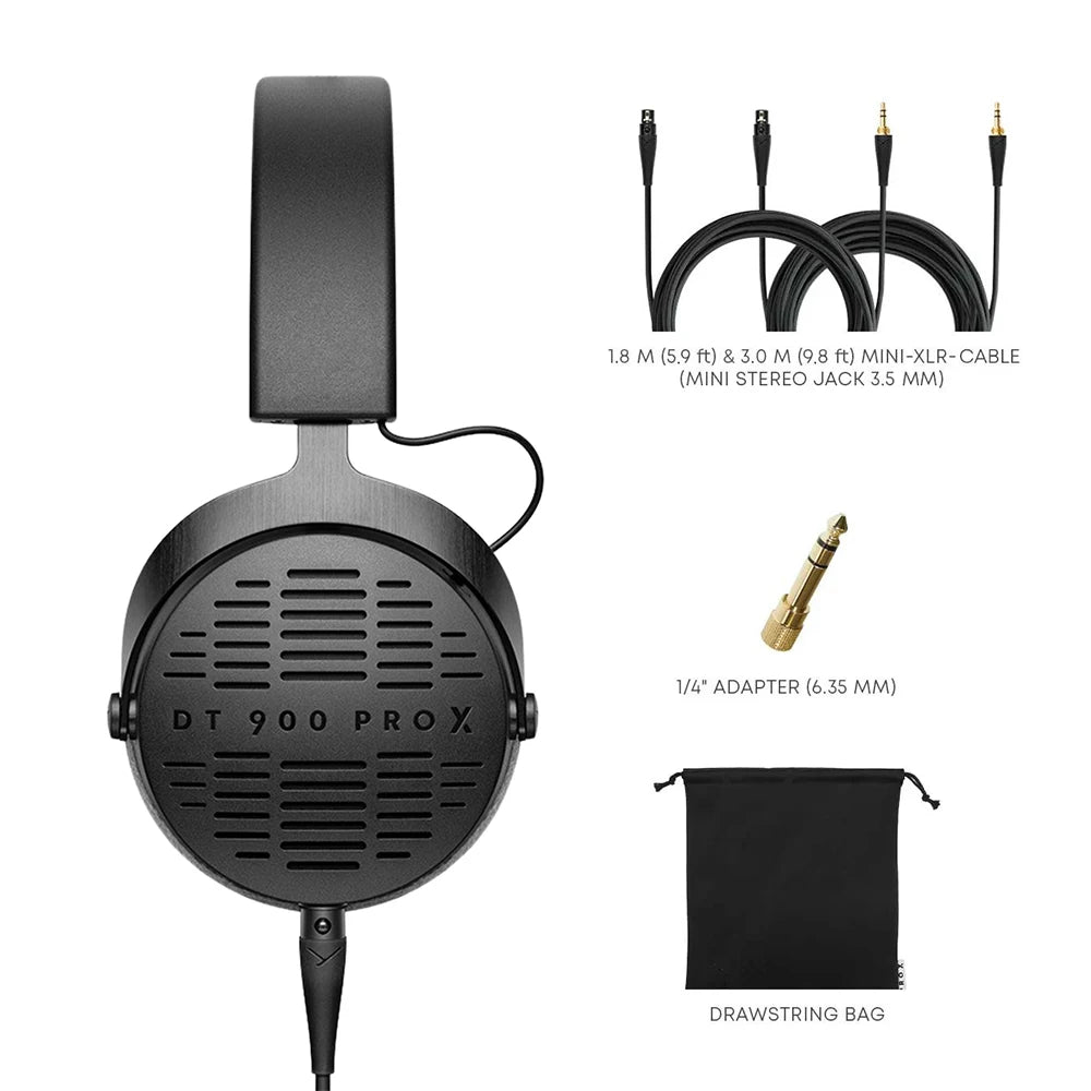 Beyerdynamic DT900 Pro x Closed-Back Headphones with Balanced Frequency Response - Perfect for Recording Studios - WinSupport Tech