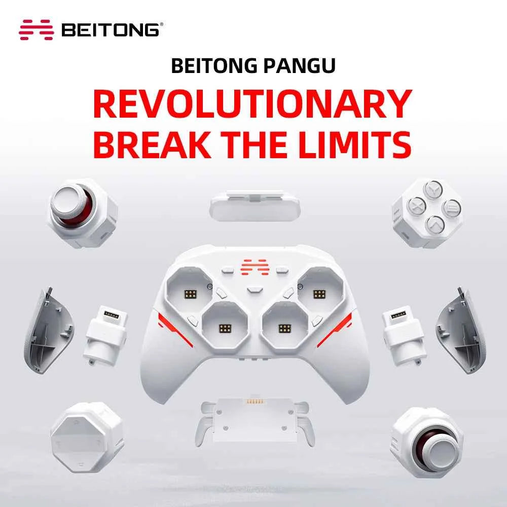 BEITONG PanGu Custom Modular Game Controller Wireless Gamepad Customizable Gaming Controller for PC/NS2/Mobile/Steam