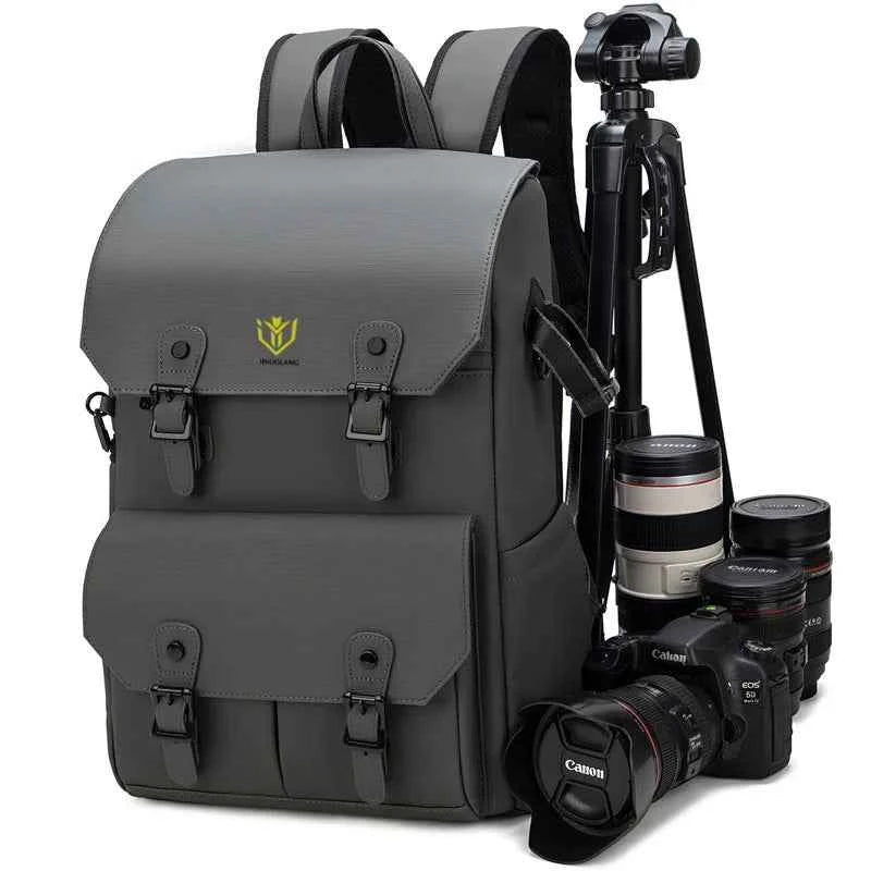 Camera bag - Large capacity double-shoulder photography bag - Camera backpack - Travel and outdoor photography bag