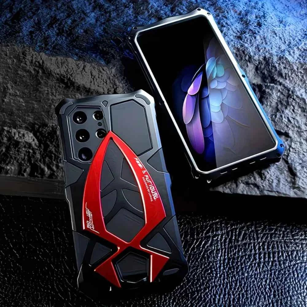 Military Grade Heavy Armor Metal Phone Case for For Samsung Galaxy S26 S25 S24 S23 S22 Ultra Luxury Shockproof Back Cover Bumper