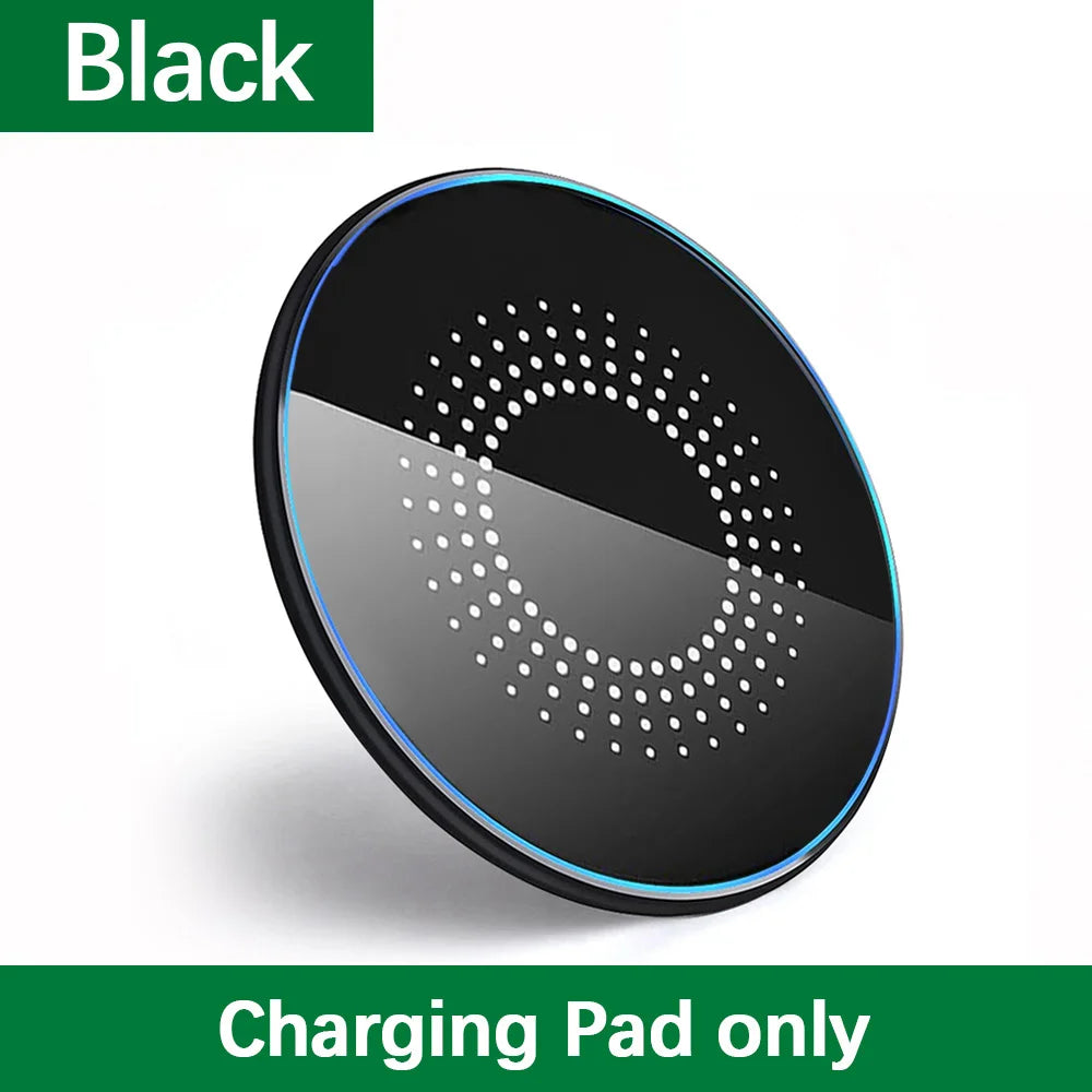 Universal Wireless Charger for Apple iPhone 17/16/15 pro Max Samsung Galaxy S22/S21 Huawei Xiaomi  Google Pixel - Compatible wireless chargers