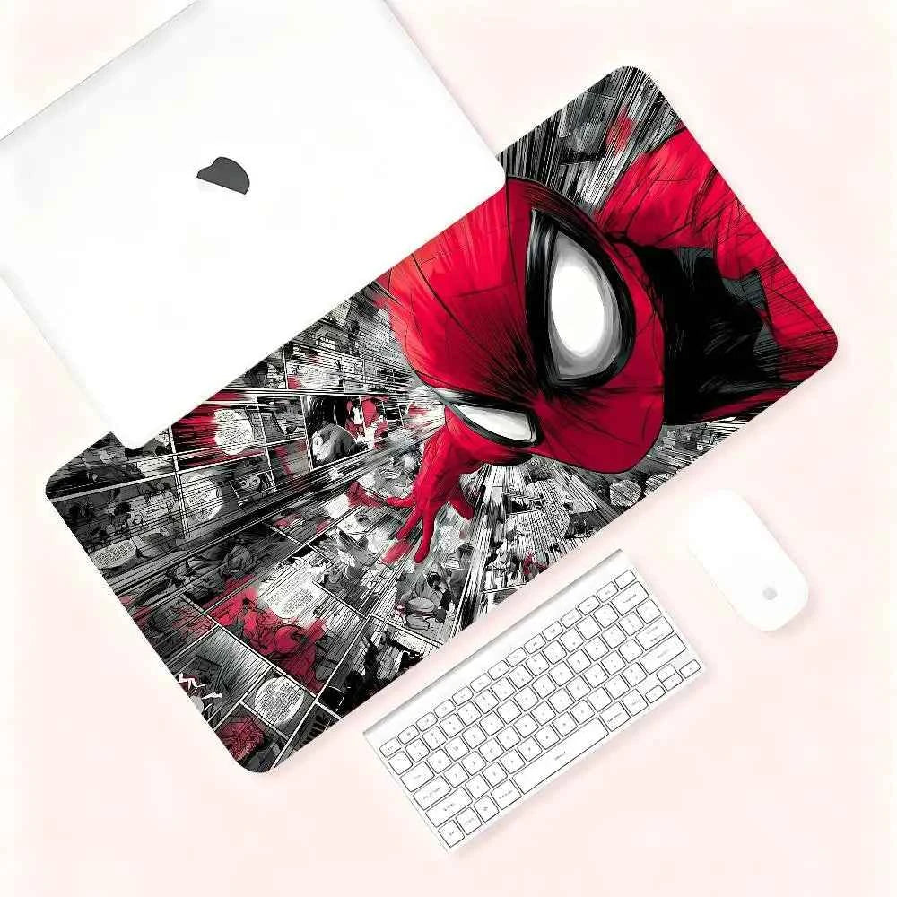 S-Spiders-Mans Mouse Pad Computer Mat Deskpad Laptop Keyboard Mat Office Large Landscape Mousepad