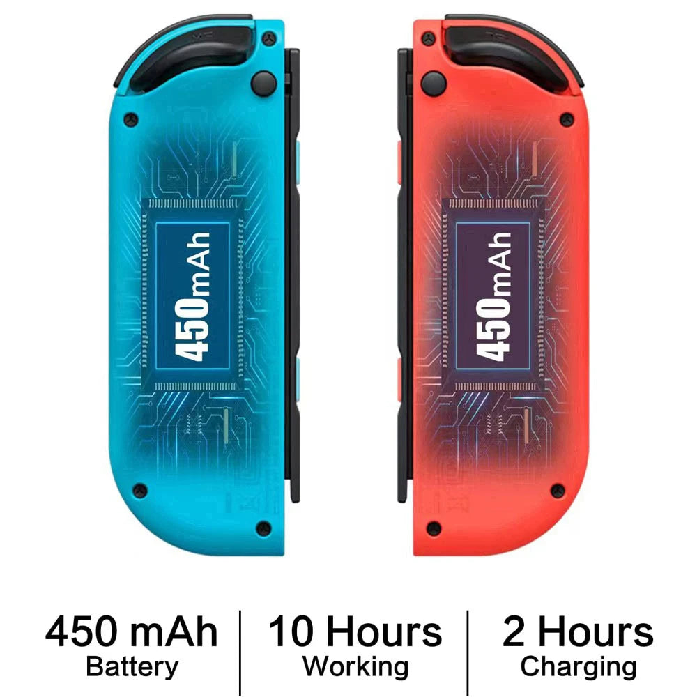 Joy Pad Joycons Gamepad for Nintendo Switch Joystick Bluetooth Wireless Game Controller Joystick with Trubo Video Game Consoles