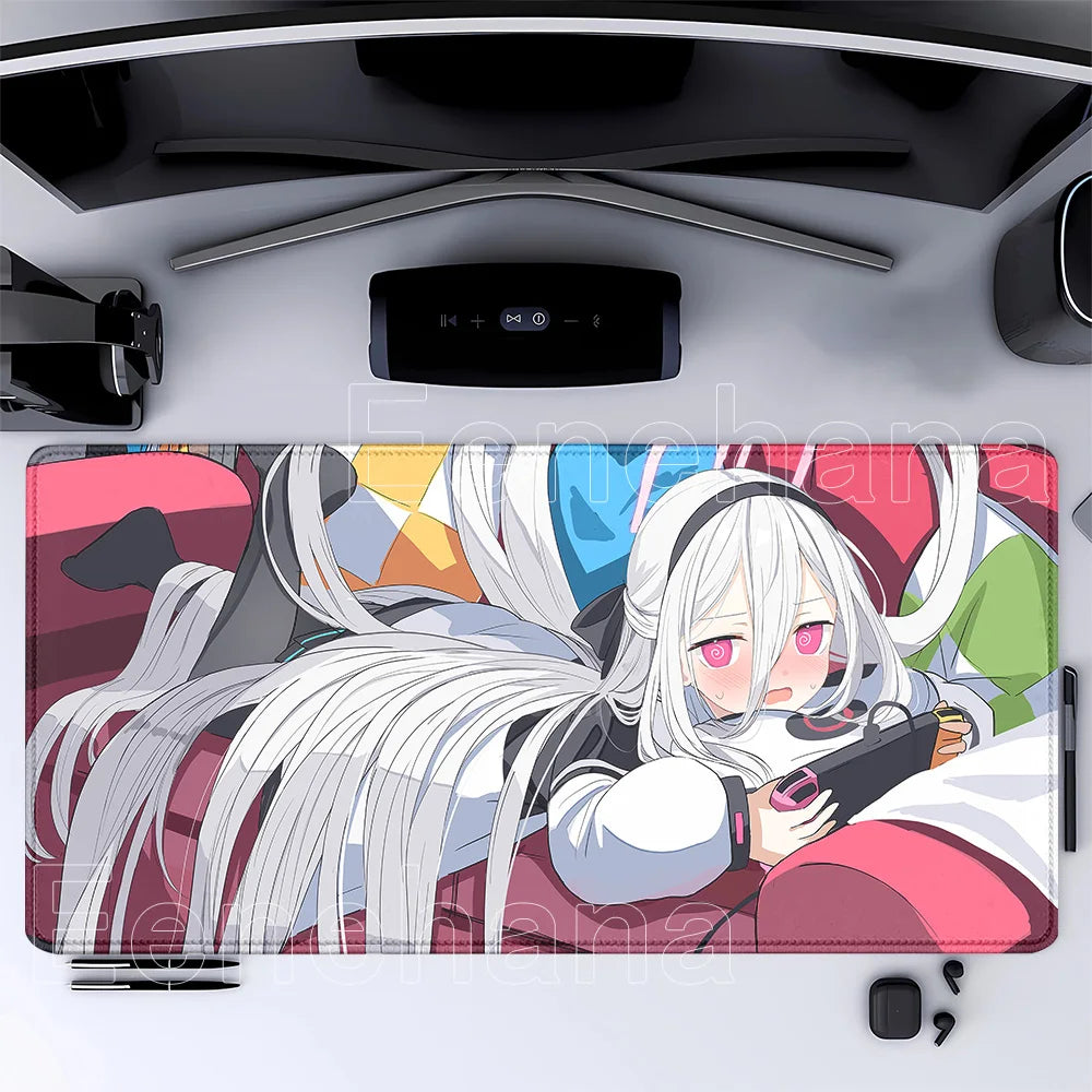 HD printing Tendō Kei Blue Archive Gaming Mousepad 400x900mm Anime girl key Mouse Pad PC Keyboard Office accessories XXL DeskMat