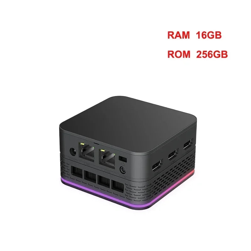T9 Plus Quad Core Windows 11 Small Mini PC, CPU Intel N95,16GB LPDDR ,256/512GB/1TB SSD, Dual 1000M LAN ,Three HD NUC - WinSupport Tech
