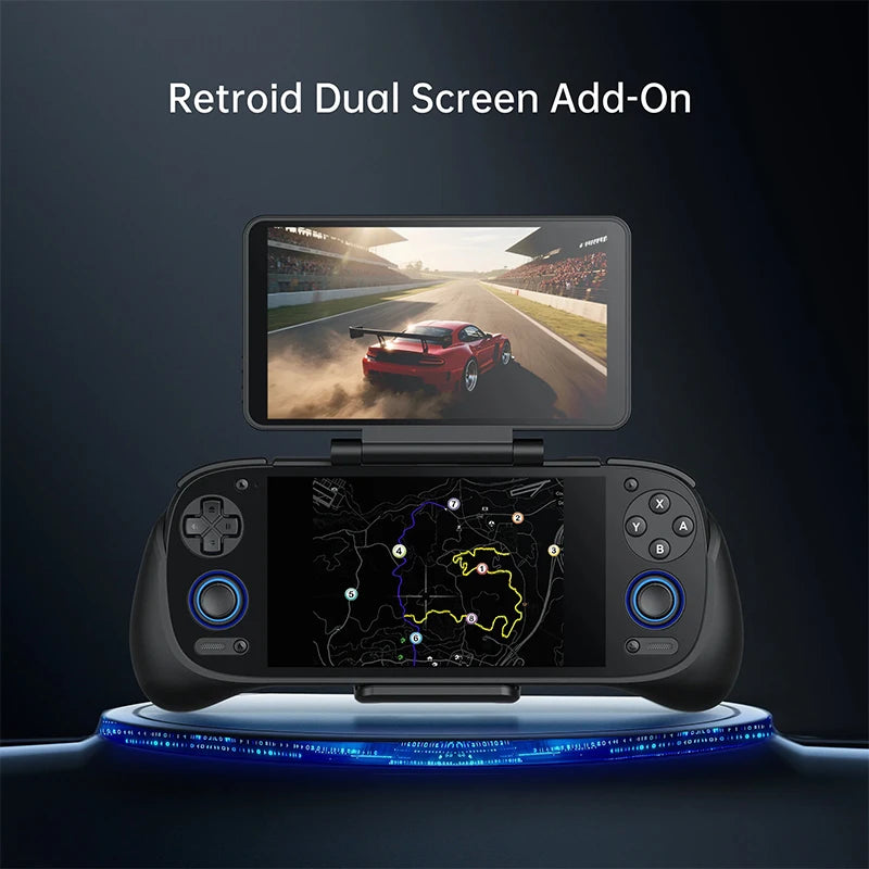 Retroid Dual Screen Add-on Expand 5.5Inch Oled Screen Back Clip Design With TypeC Plug For RP4Pro/RP Mini/RP MiniV2/RP5