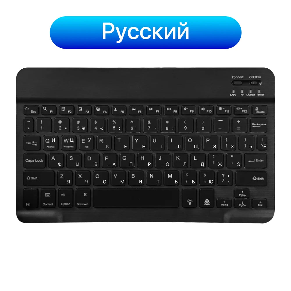 2026 Portable Bluetooth Backlit Keyboard For Xiaomi iPad / iOS Android Windows Tablet Phone Wireless Keyboard With Mouse Spanish