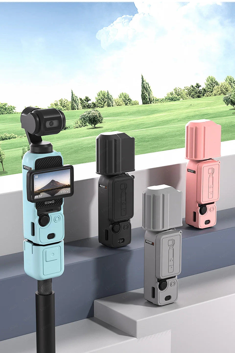 Silicone Case for DJI OSMO Pocket 3 Protective Cover Pocket3 dji Accessories Quality Material case for Osmo Pocket 3