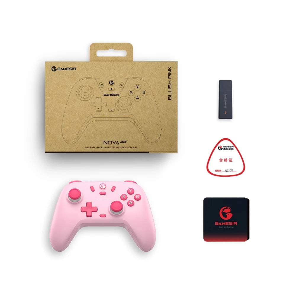 GameSir Nova Lite Wireless Bluetooth Switch Controller Hall Effect Joystick for Nintendo Switch iPhone Android Phone Gamepad