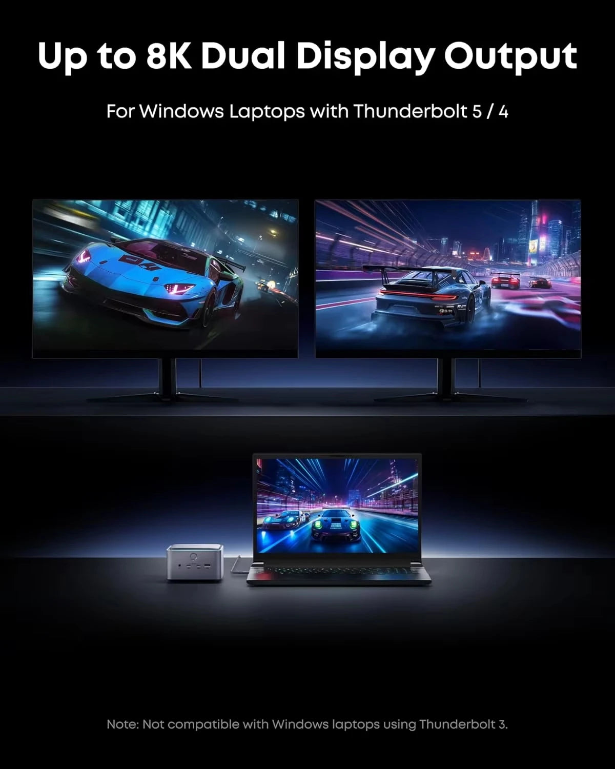 140W Max Charging and 120Gbps Max Transfer with 14 Ports  5 Docking Station TLF Anker Prime TB5 Docking Station
