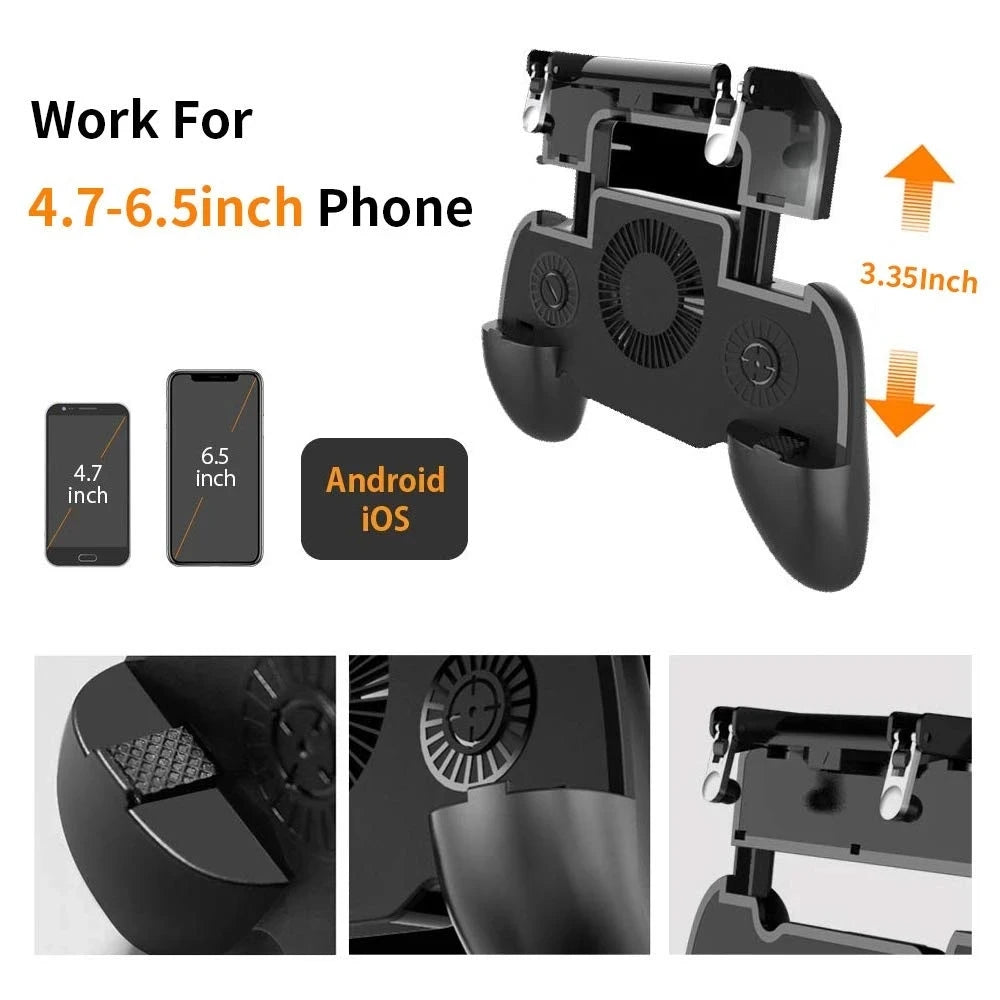 Trigger Free Fire PUBG Controller for Cell Phone Gamepad Joystick Android iPhone Control Mobile Game Pad Pugb Smartphone Command