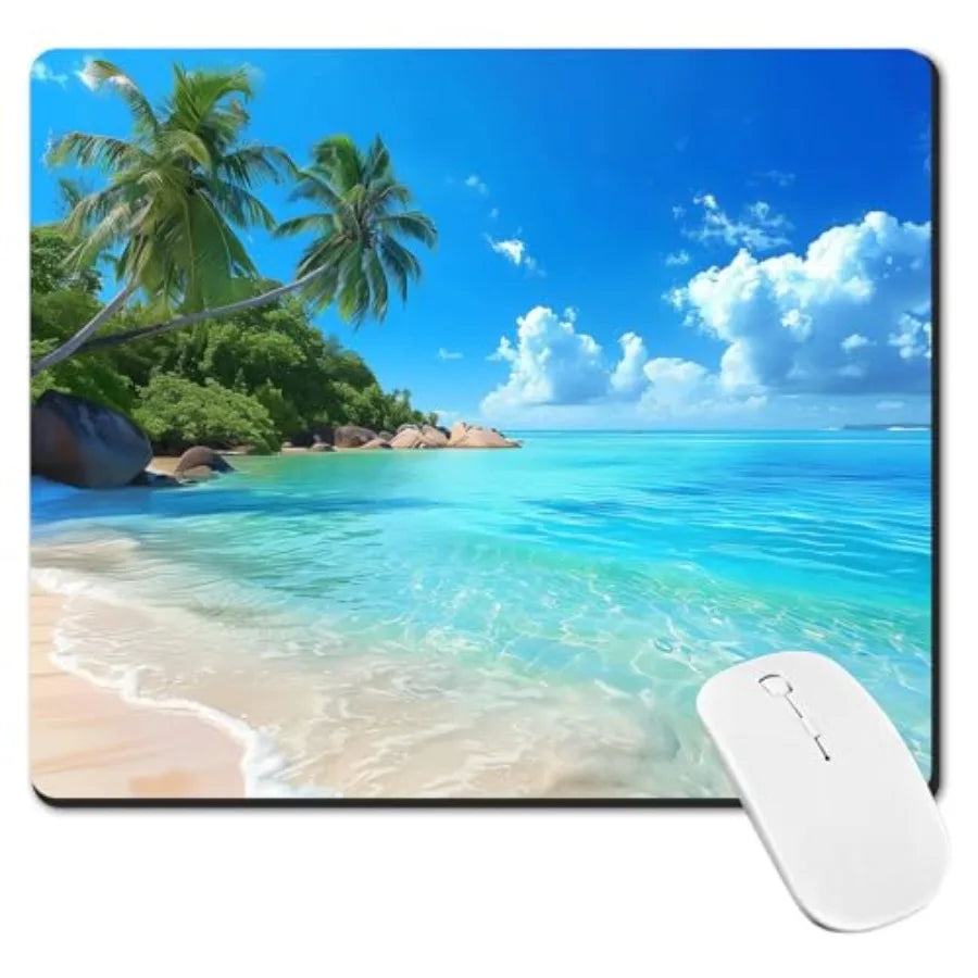 Mouse Pad, Mousepad Waterproof Gaming Pink Mouse Pad for Wireless Mouse, Computers Laptop Pad Non-Slip Rubber Base Mouse Mat Ho