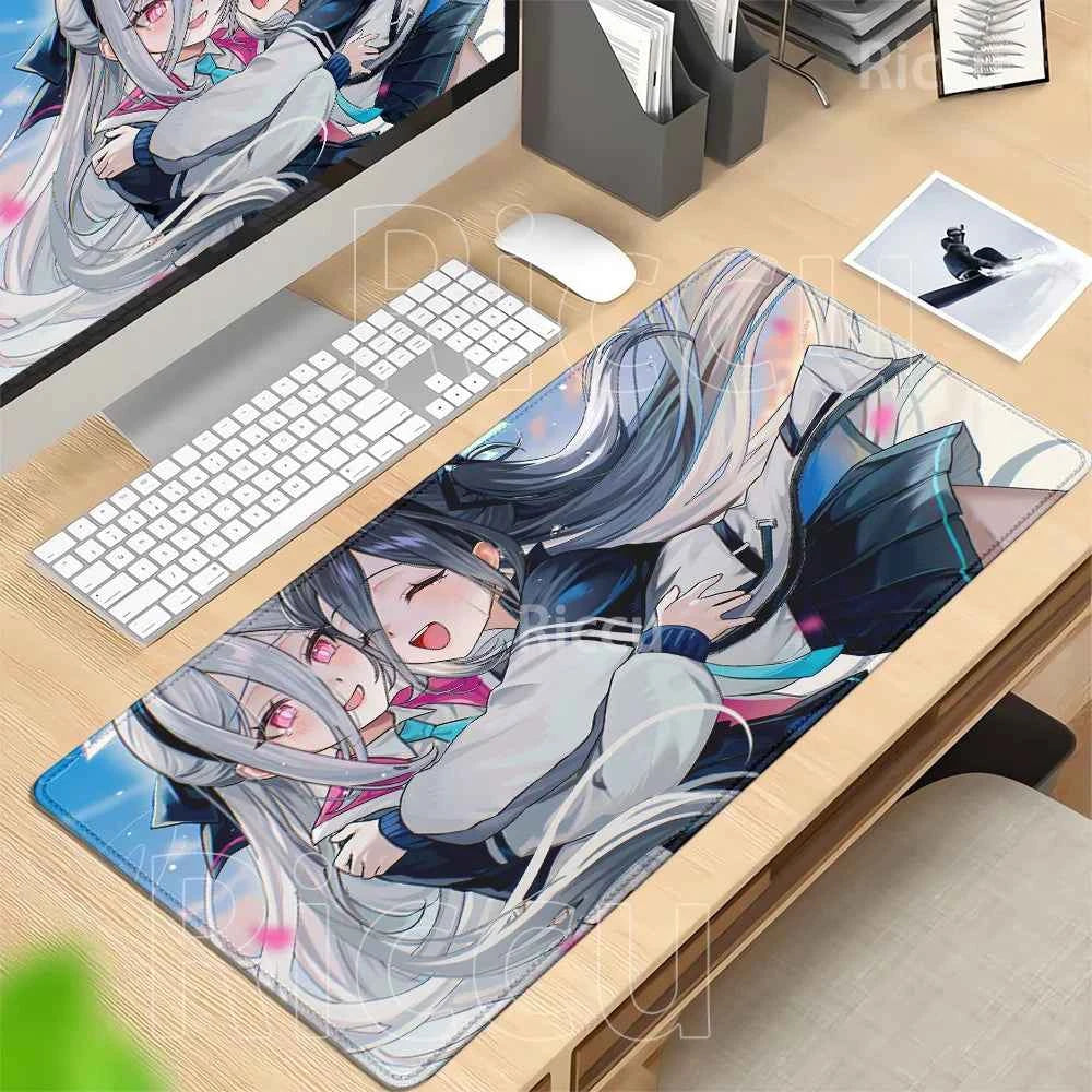 HD printing Tendō Kei Blue Archive Gaming Mousepad 400x900mm Anime girl key Mouse Pad PC Keyboard Office accessories XXL DeskMat
