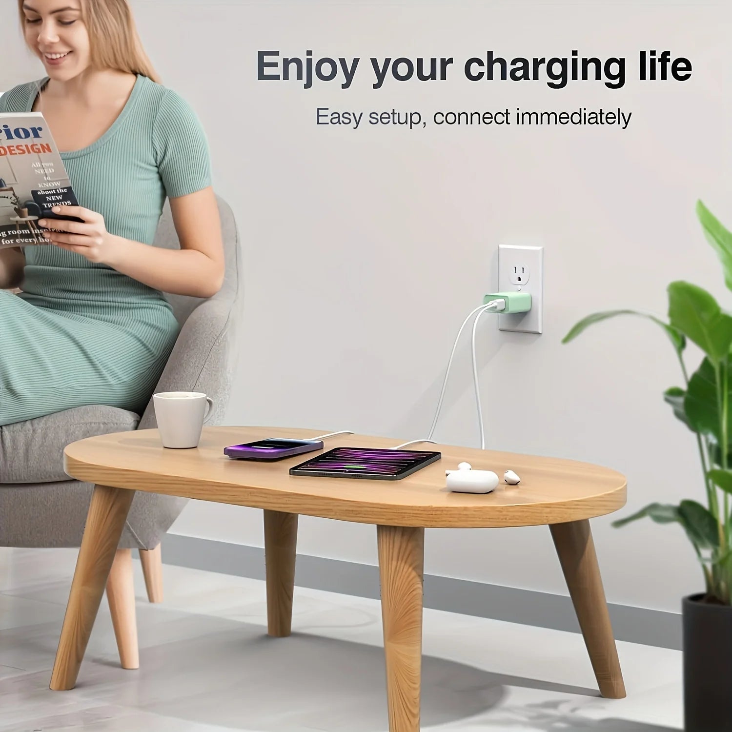 For iPhone16 Charger, 40W Dual Port Fast Charging Block With  6.6 FT USB C Cable For Phone 16/15/15 Pro/15 Pro Max/15 Plus, IPad