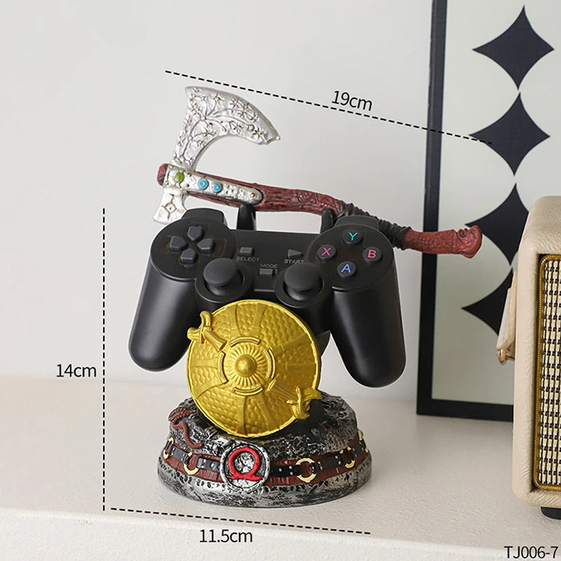 New God Of War Game Controller Creative Stand Unique Gamepad Stand Desktop Decoration Game Accessory
