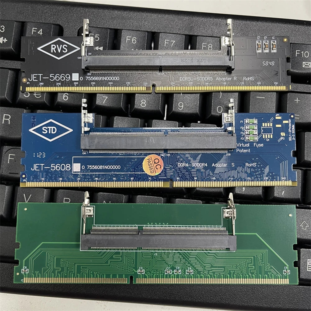 VAKIND Laptop to Desktop Memory Adapter Card – DDR3/DDR4/DDR5 SO-DIMM to PC DIMM
