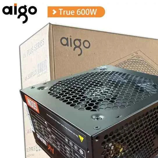 Aigo AK PC PSU Power Supply Unit 500W 600W 700W 800W 1000W Gaming 120mm RGB Fan 220V ATX Desktop computer Power Supply for BTC