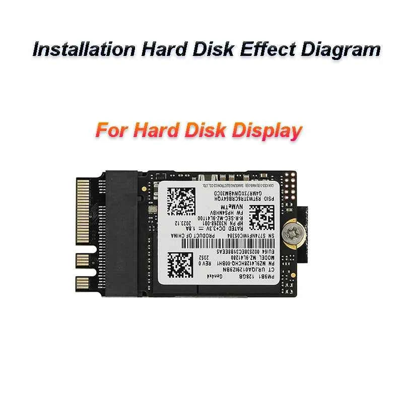 M.2 WiFi Wireless Network Card A+E Key Bit to 2230 2242 NVME Hard Drive M.2 NGFF SSD Adapter Card for Mini PC