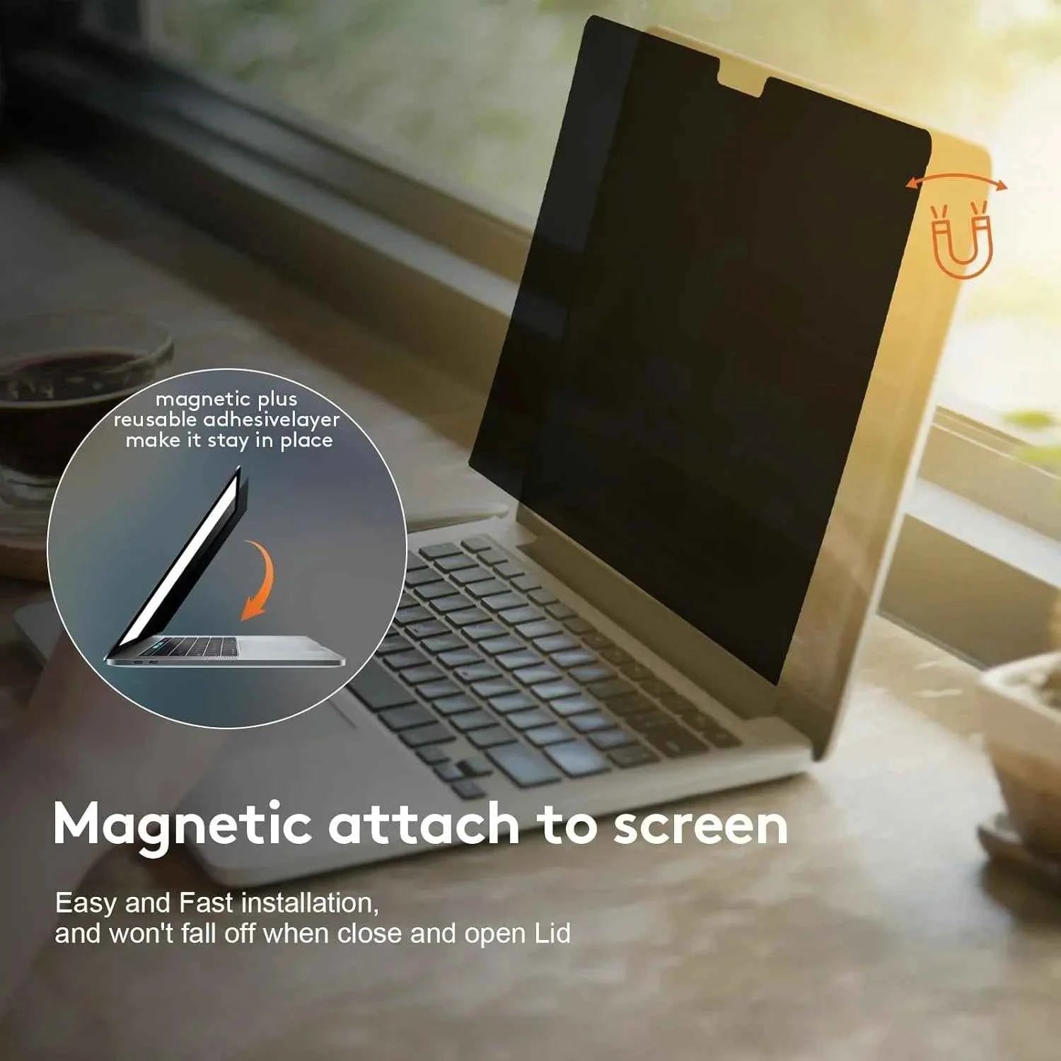Monitor Privacy Film Anti-peering Screen Protector Guard For Macbook Air 13.6 inch M4 For Macbook Pro 14 M5 For Laptop Accessory