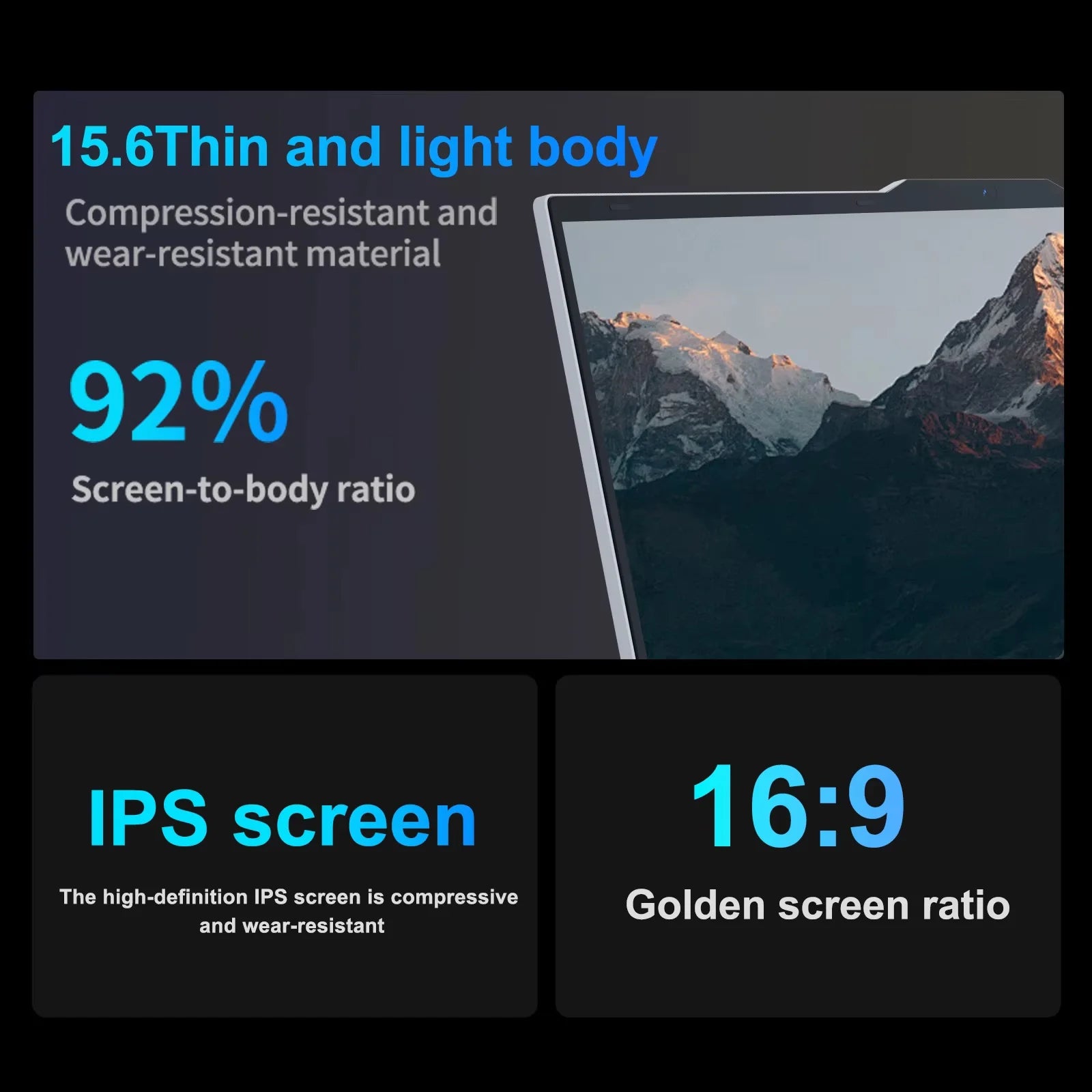 15.6-inch Laptop, Intel Core i7 6500U, Windows 11 Pro, 16GB DDR4, 512GB 1TB SSD, Portable Notebook PC - WinSupport Tech