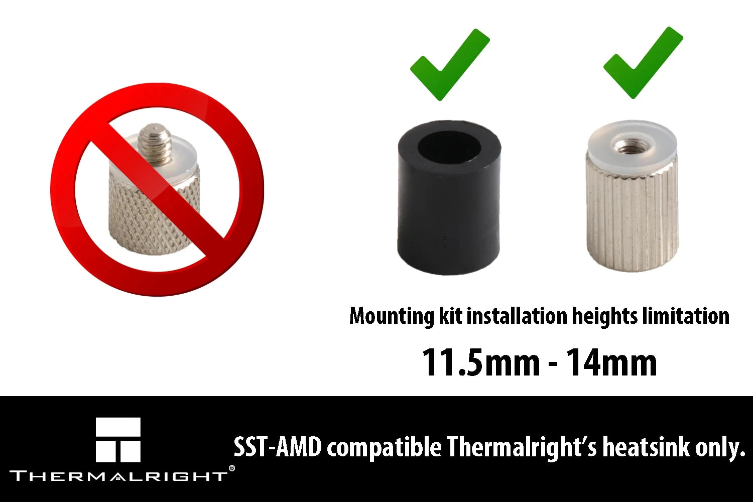 Thermalright SST-AMD AMD Anti-Drop Bracket CPU Plate SS2 Pressure Buckle Backplate With TF7 Silicone Grease Set