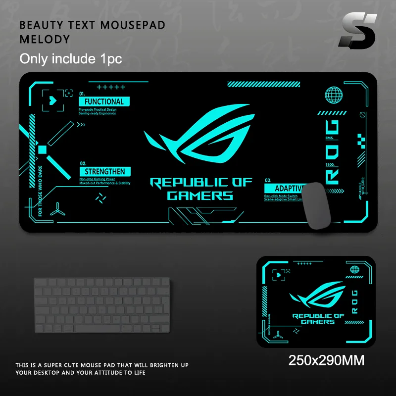Gaming Mats Large Extended Pad for ASUS Rog Mouse Pad Gamer PC Computer Keyboard XXL Desk Mat Offices Interior Accessories Rug