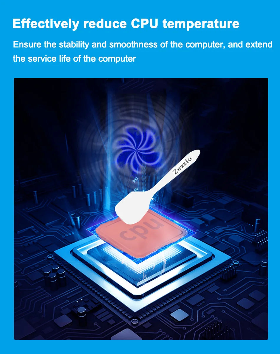 Zezzio ZT-PY6 Thermal Putty 13W/m-k High Performance Heat Blocking Putty For VGA GPU IC Processor Rapid Cooling