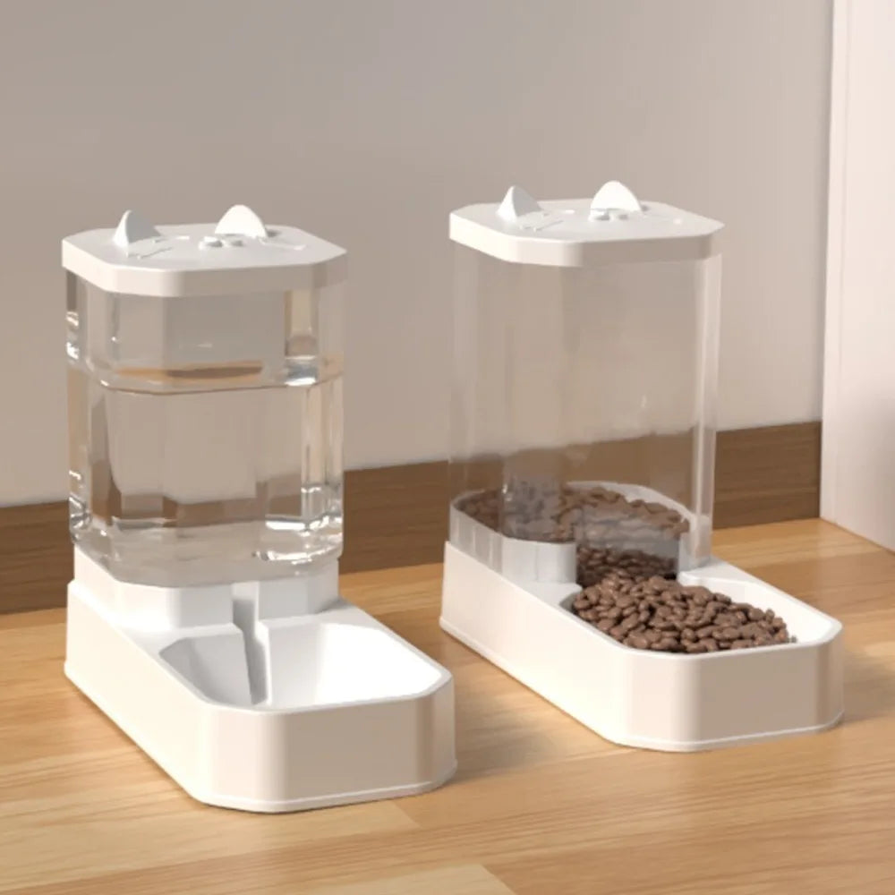 Automatic Cat Feeder Large Capacity 3.3L Pet Water Dispenser Stable Pet Supplies Cat Food Dispenser for Cats and Dogs
