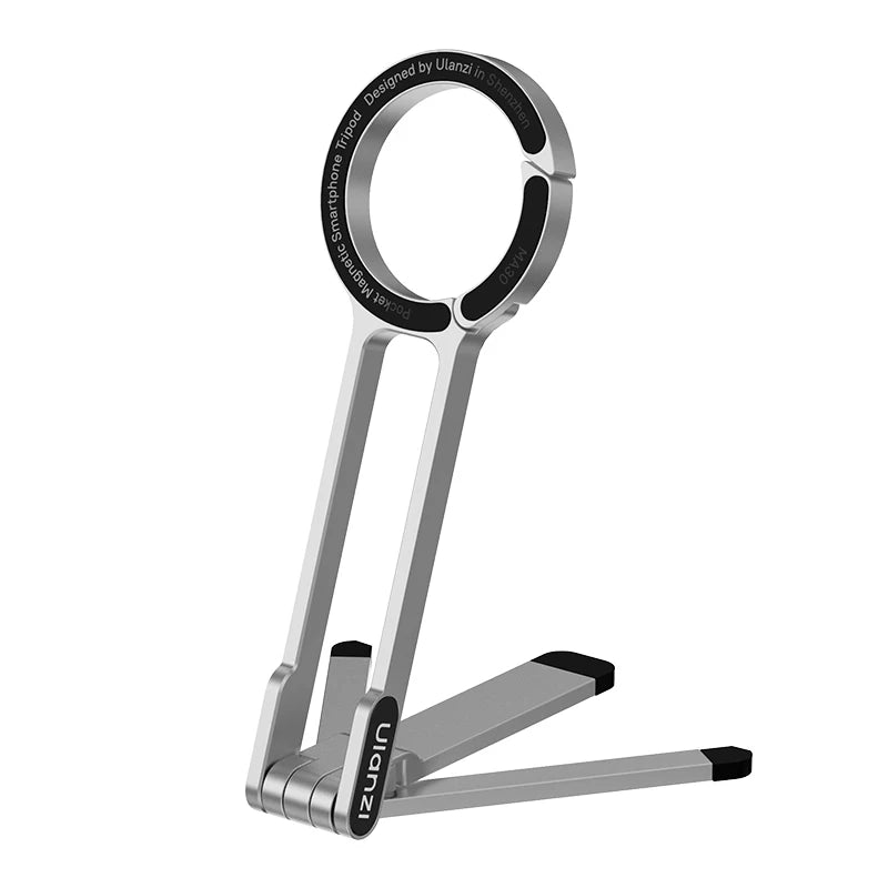 Ulanzi MA30 Carabiner-Mounted Phone Tripod for iPhone 15 14 13 12 Pro/Pro Max Dual-sided Magnet Tripod Desk Mount Phone Handle