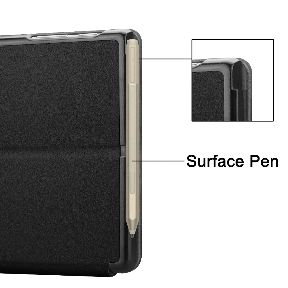 Smart Tablet Case Universal for Microsoft Surface Go 1 2 3 4 10.5 inch Filp Stand Cover Luxury PU Leather Auto Sleep Cute Funda