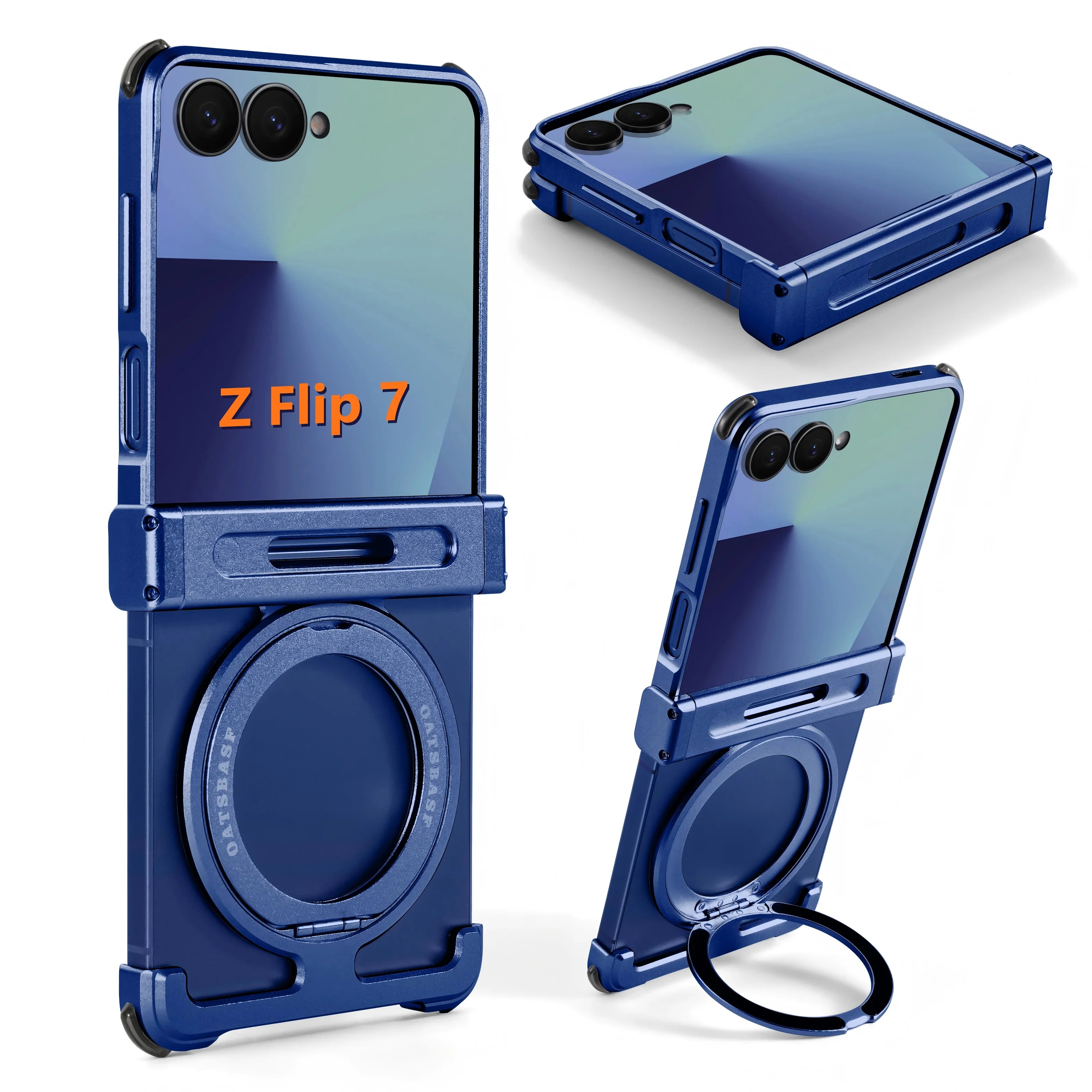 Eary for Samsung Galaxy Z Flip 7 6 Case for MagSafe 360°Rotatable Magnetic Kickstand Ultra-Thin Shockproof Protective 7 6 Cover