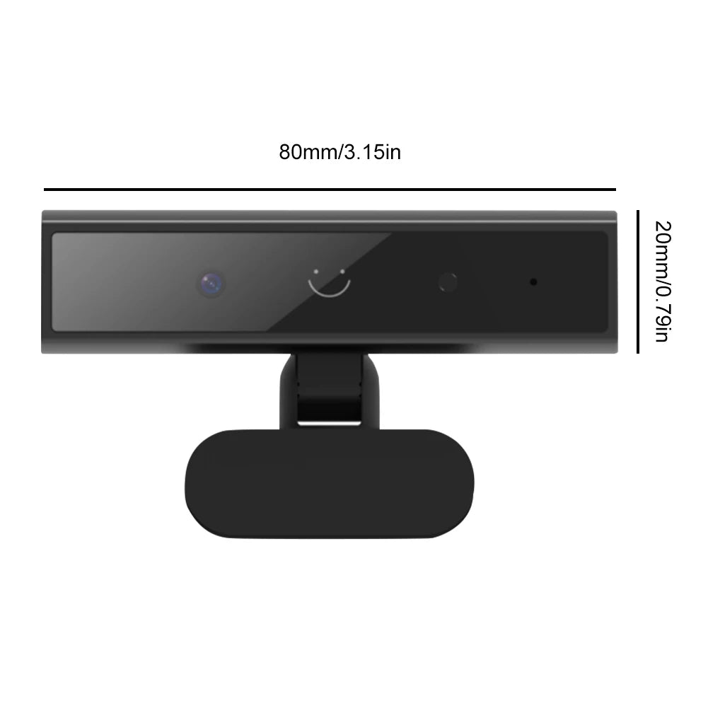 Identification Login Web Camera with Single Microphone for Windows Hello Computer Web Camera HD 1080P 2MP for Computer Laptop
