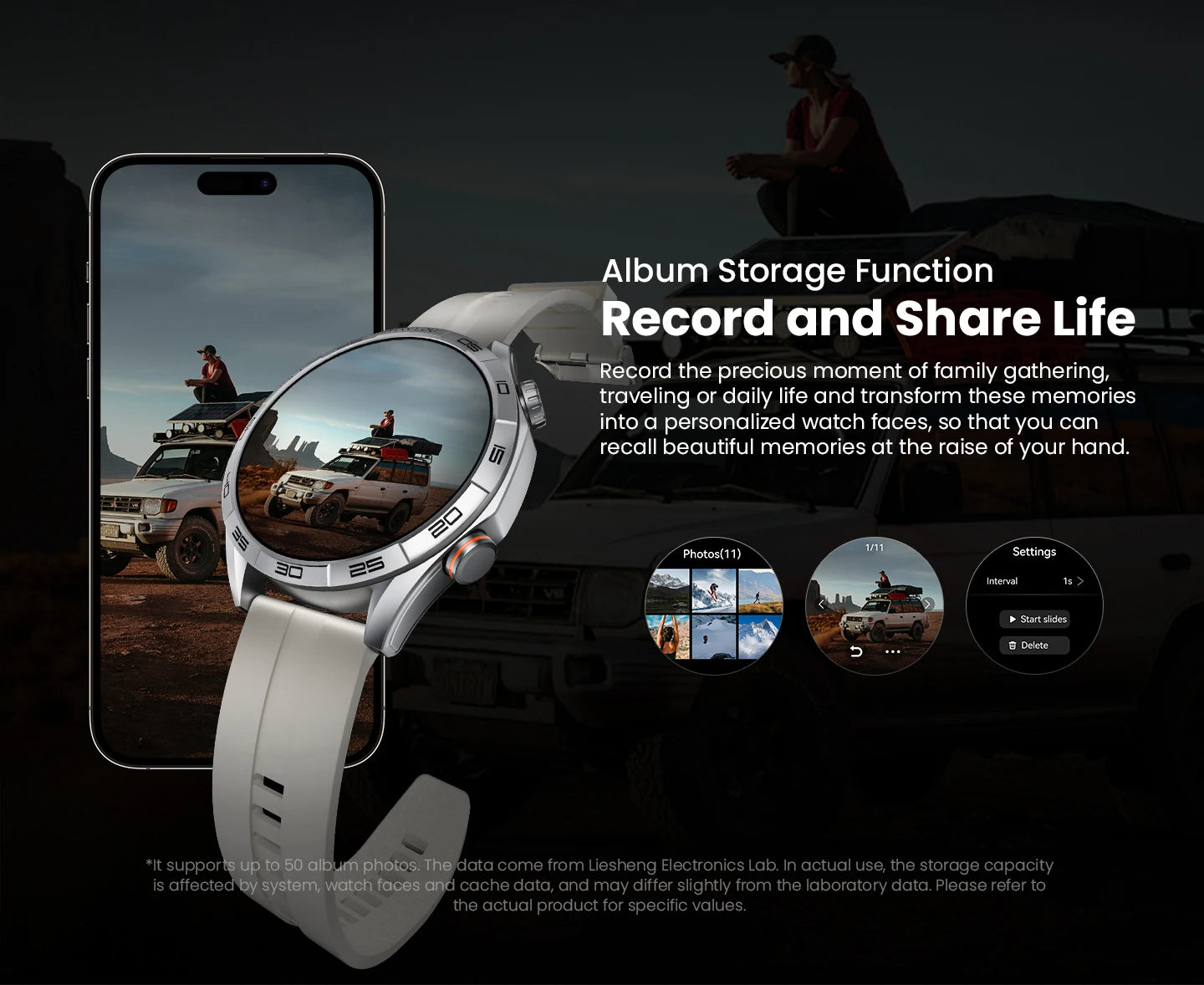 HAYLOU Solar 5 Smartwatch 1.58'' AMOLED Display 60Hz Refresh Rate 24H Health Monitoring Voice Calling 100+ Sports Modes Black/Silver