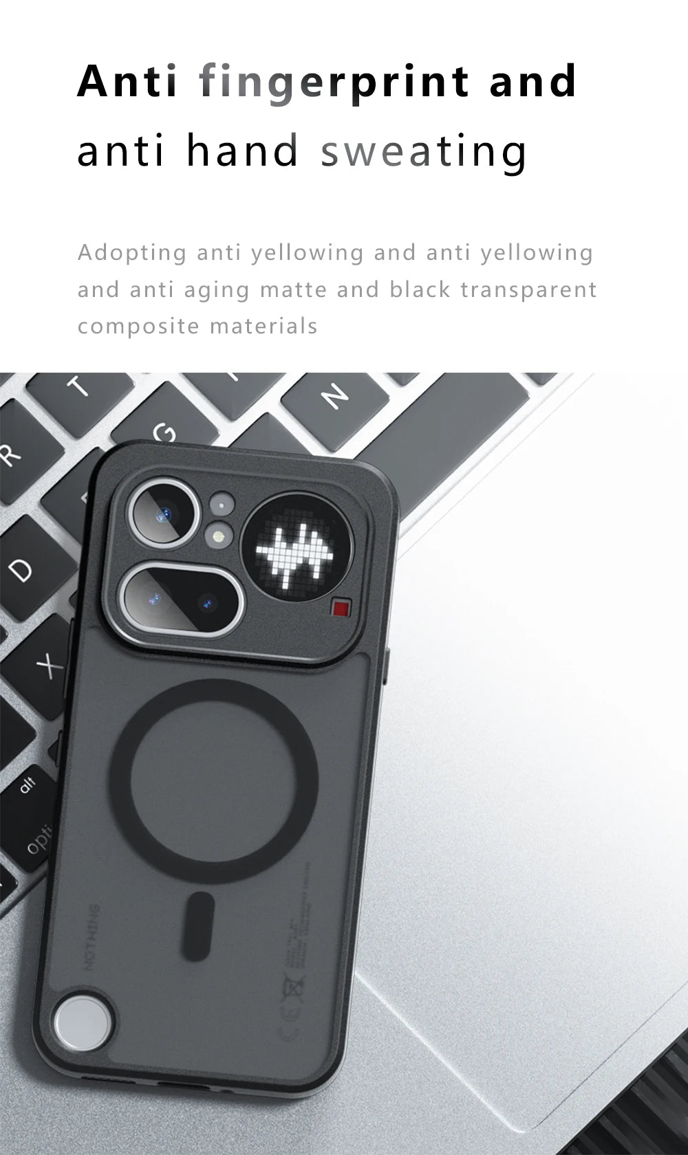 For Magsafe Magnetic Wireless Charging Case For Nothing Phone 4A Pro NothingPhone4A NothingPhone4APro Shockproof Back Coque