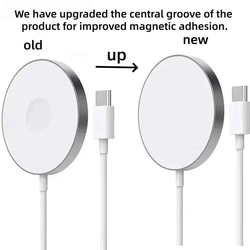 Fast Charger Original Magnetic Wireless Charging Device For iPhone 17 16 15 14 13 12 Pro Max Mini USB C 8 Plus XR XS MAX Airpods