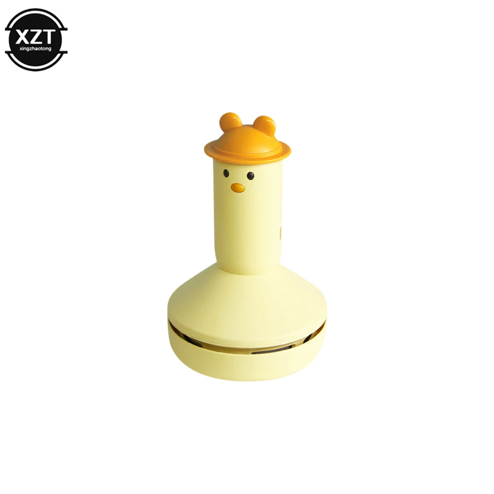 Handheld Desktop Vacuum Cleaner Portable USB Wireless Vacuum Cleaner Cartoon Desktop Keyboard Cleaning Tools