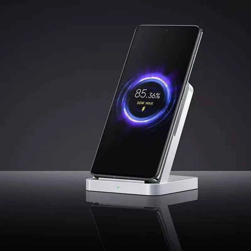 Xiaomi Mi 50W Wireless Charger Pro Vertical Air Cooling Fast Charging For Xiaomi 17/15/14/13/12 Series For iPhone Series