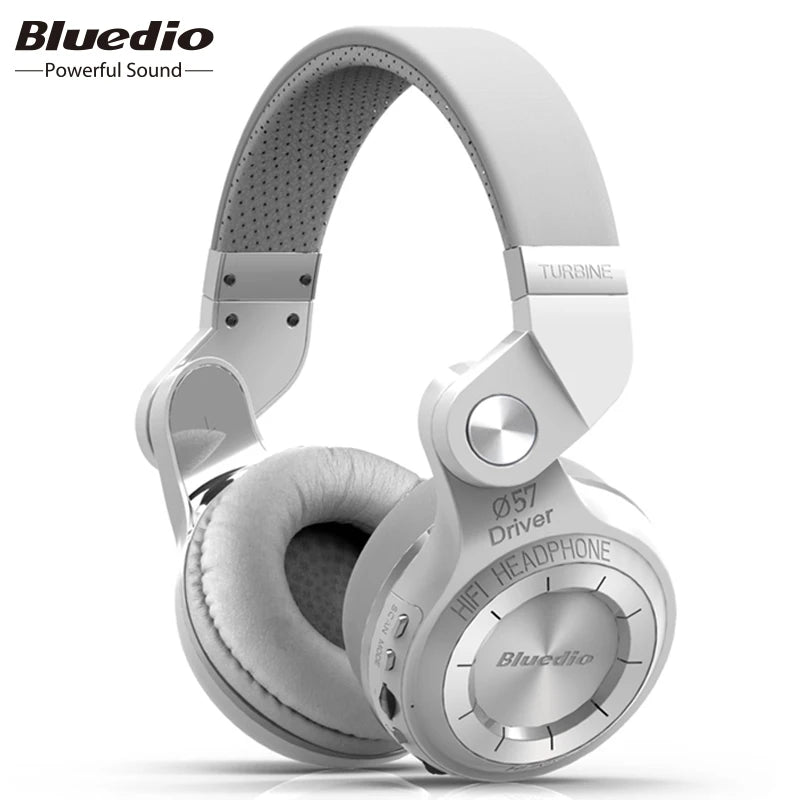 Bluedio T2 Plus Wired & Wireless Headset Foldable Headphones With FM Radio 32G TF Card Support 3.5mm Jack for Travel Work Music