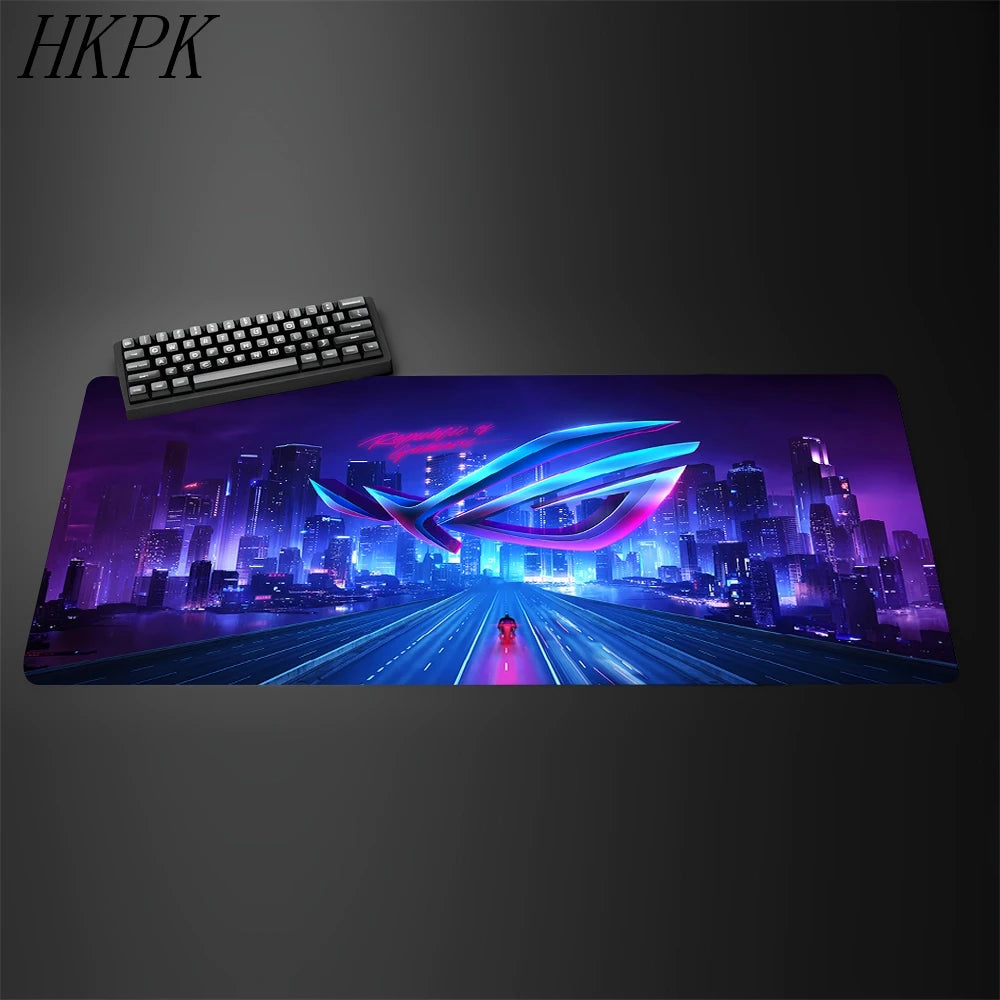 Gamer Mouse Pad Cartoon Asus Deskmat Gaming Mousepad Desk Protector Pc Accessories Mats Kawaii Anime Extended Mause Pads
