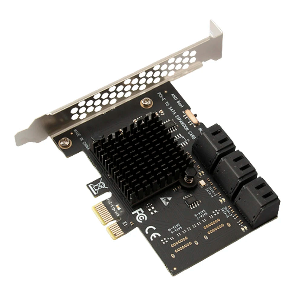 Shunmaii PCI-E 1X to SATA 3.0 6-Port Expansion Card