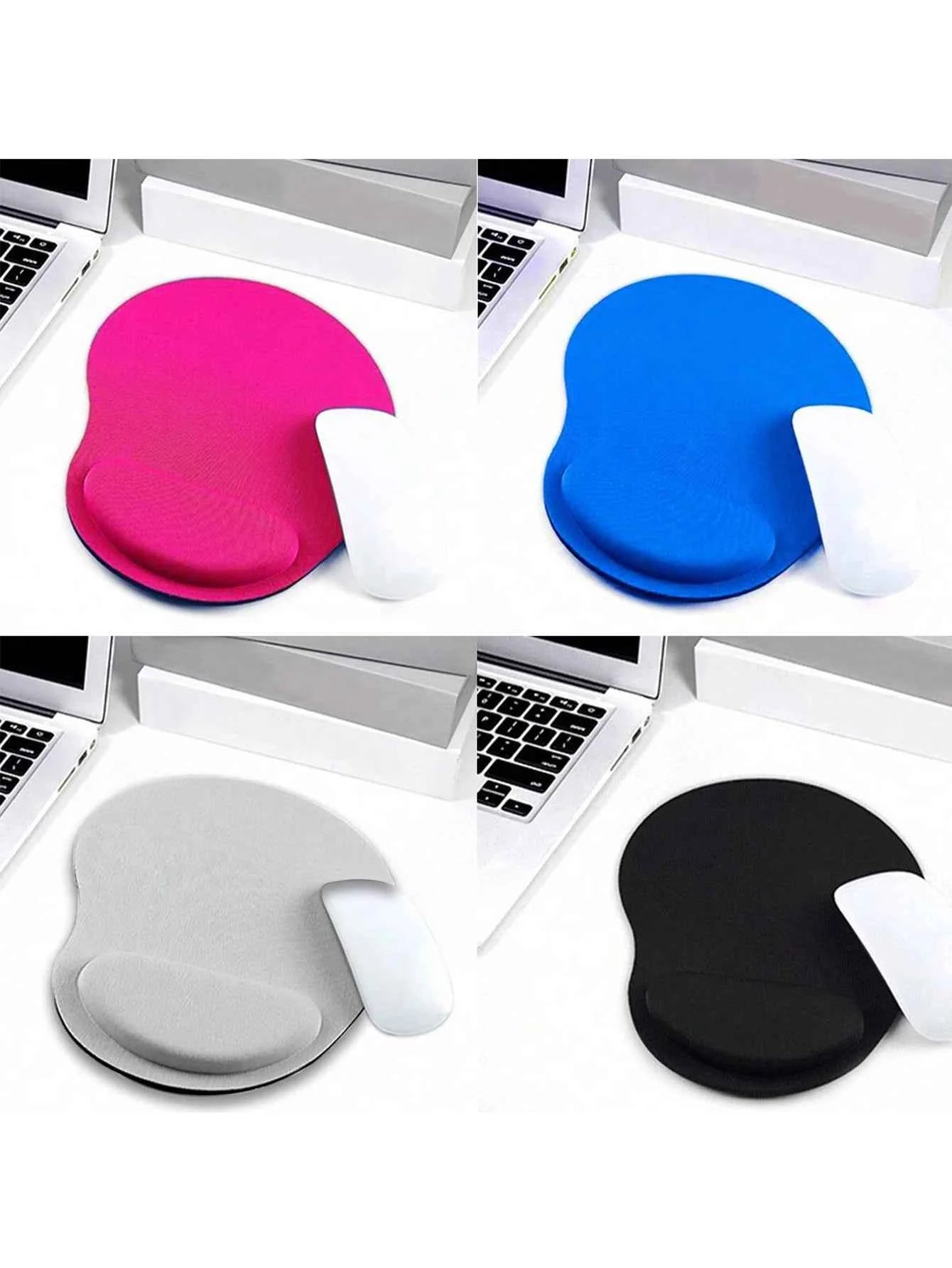 1 Piece Eva Wrist Rest Mouse Pad Laptop Mouse Wrist Support Pad Soft and Comfortable Solid Color Non-Slip Wrist Rest Mouse Pad Suitable for Daily Desktop Office Use