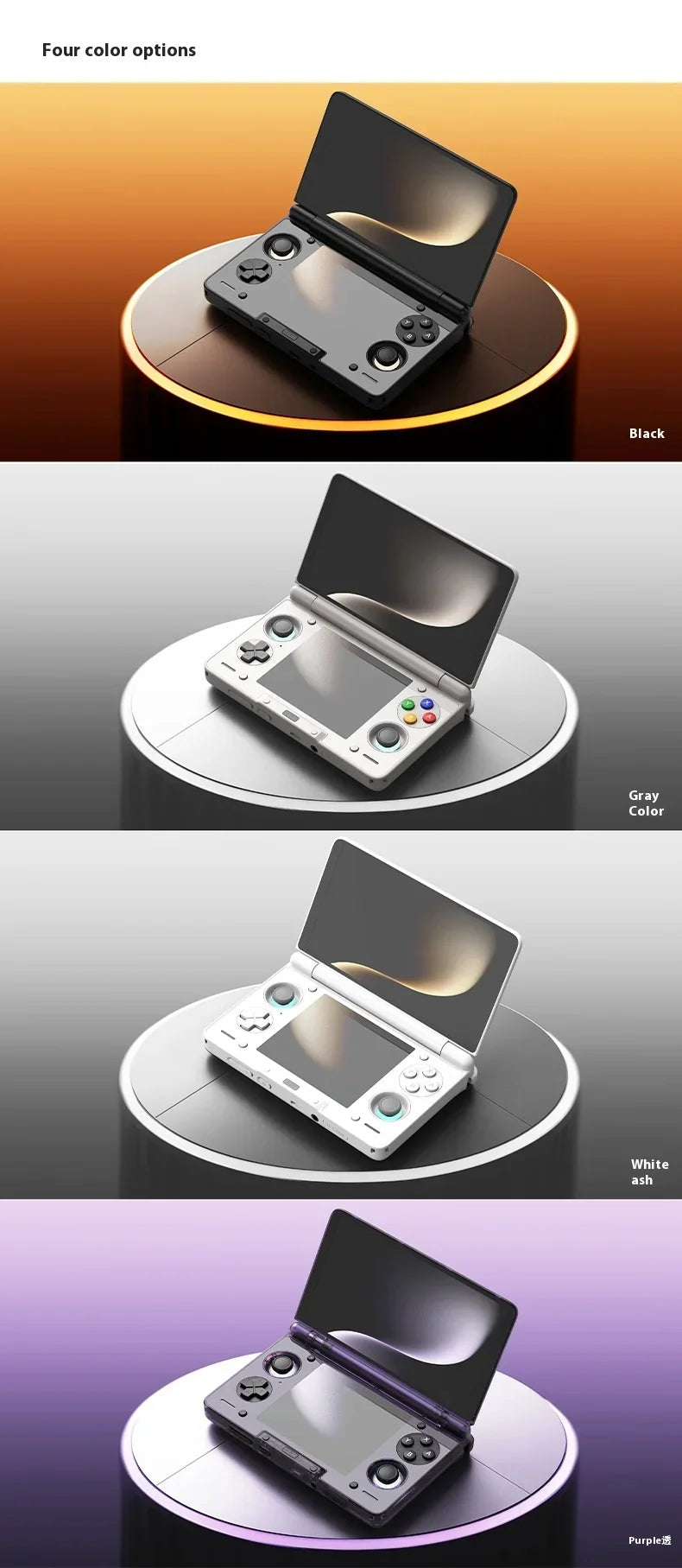 In Stock AYN Thor 6'' OLED Dual Screen Gaming Handheld Qualcomm Snapdragon CPU Android13 6000mAh Battery Hall Stick Game Console