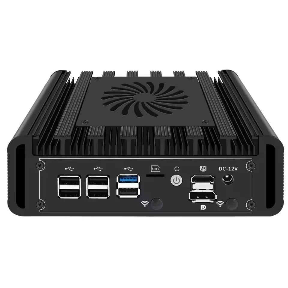 2x10G SFP+ 3x2.5G i226-V Lans Solid Firewall Mini PC Intel i3 N305 N150 ...