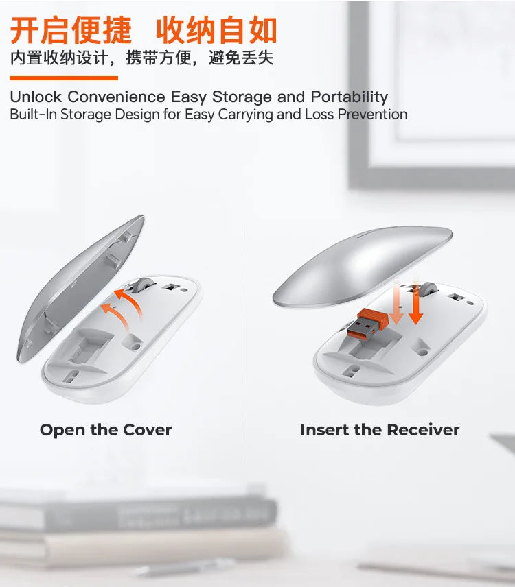 Meetion Ultra Thin Wireless Keyboard Mouse Rechargeable 2.4G USB Bluetooth Keyboard and Mouse Combo Silent Mini for Mac Tablet