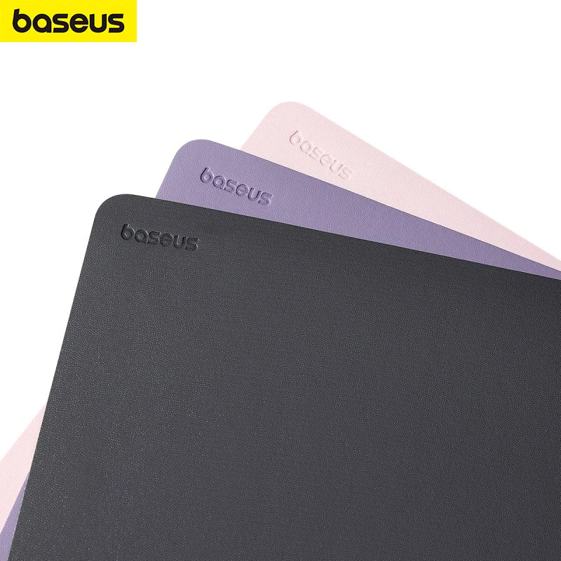 Baseus Simple Color PU Leather Mouse Mat, Anti-slip, Waterproof Mouse Pad - WinSupport Tech