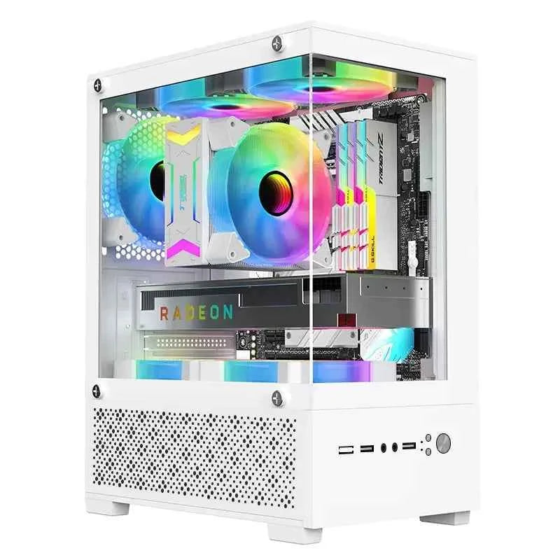 X2 Computer Case M-ATX Mini-ITX Motherboard Seaview Room Side Transparent Desktop Chassis USB3.0 Support 240 Water Cooler