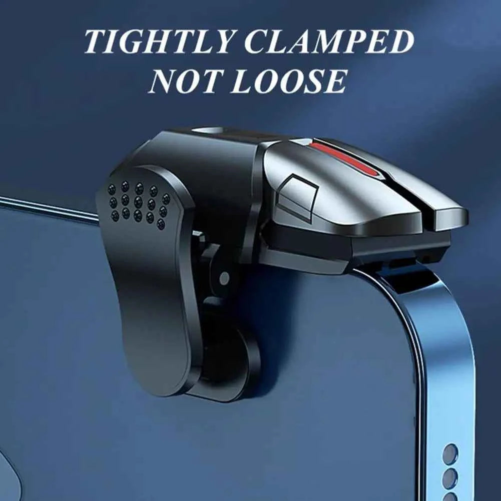 Convenient Mobile Game Triggers Six-finger Linkage Non-slip Game Joysticks Clip Design Mobile Gaming Controller Triggers