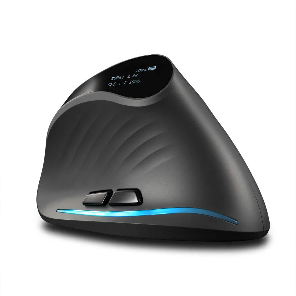 Lefon 2.4G Ergonomic Wireless Mouse Rechargeable Vertical Mouse Gaming Mice for PC Laptop MacOS Office F35C/F35B/F35 Model 버티컬 마